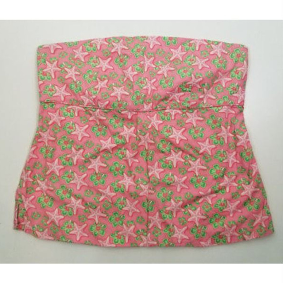 Vineyard Vines Tops - Vineyard Vines Womens Strapless Top Pink Floral 14